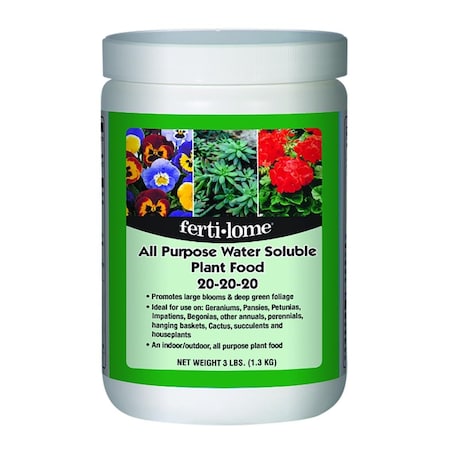 Ferti-Lome 3 lbs 20-20-20 All Purpose Water Soluble Plant Food FE396134